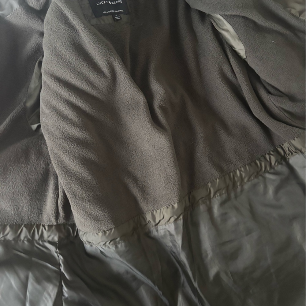 Lucky brand 🍀quilted army green jacket | lucky brand button up jacket - Picture 5 of 6